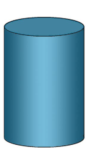 drawing of a cylinder